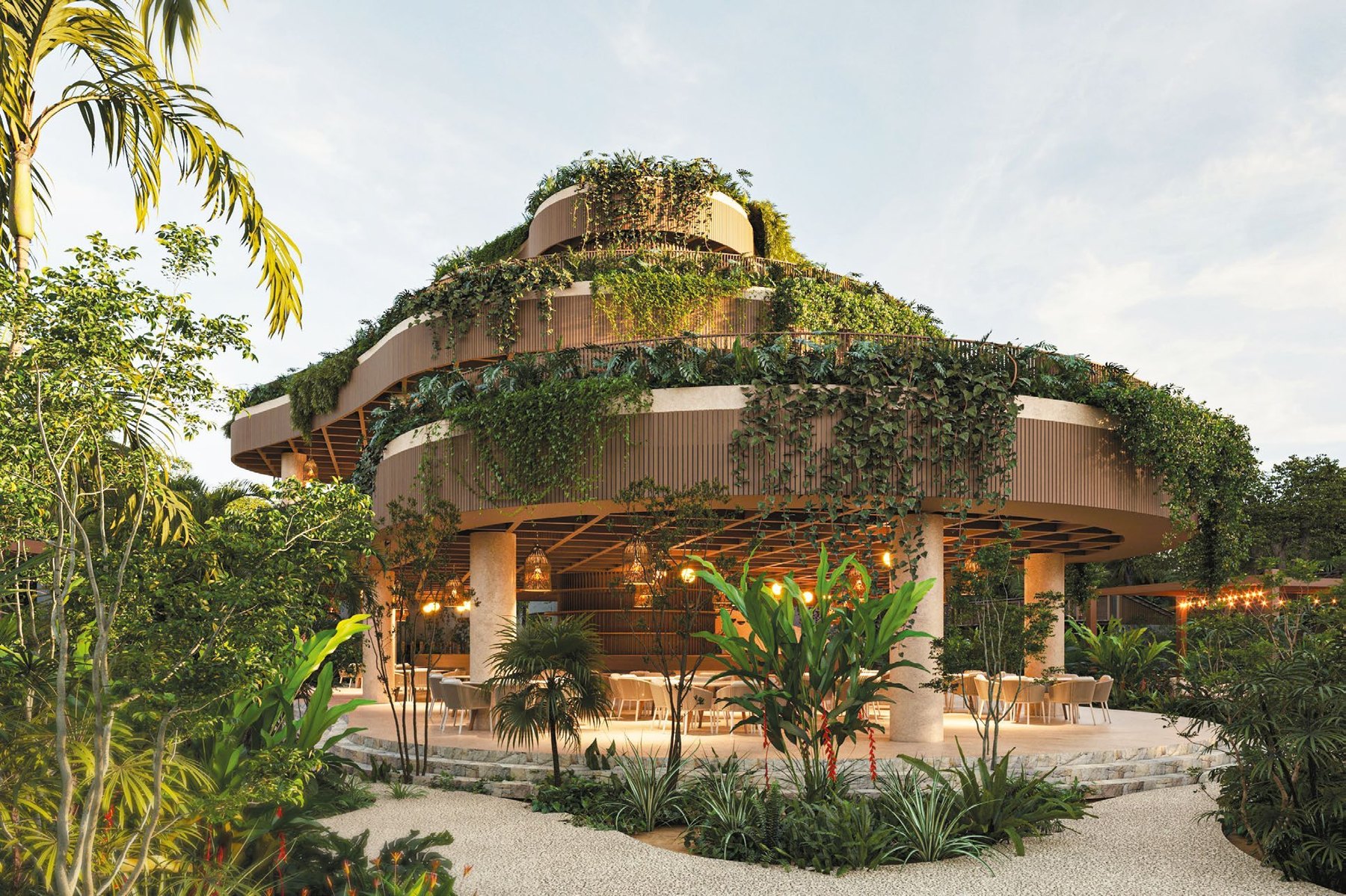 Amenidad Beach Club en DUKU Celestún