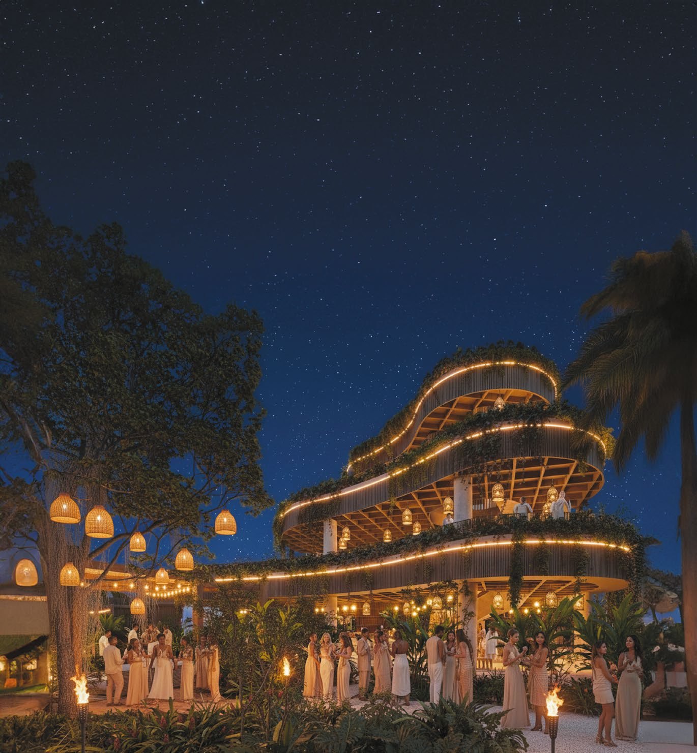 Beach Club nocturno