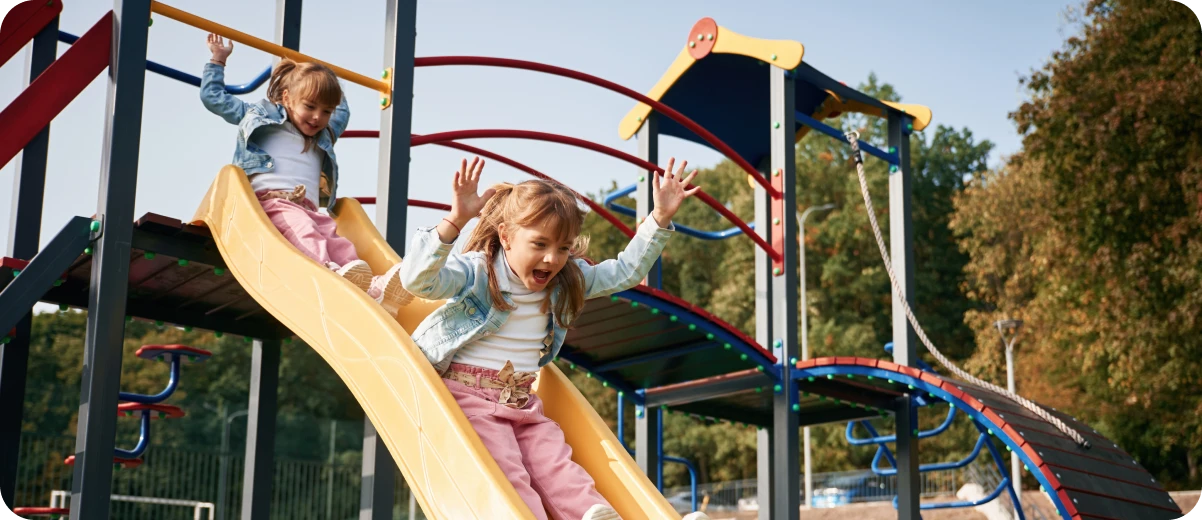 Zona de juegos infantiles en Kuxtal Cancún